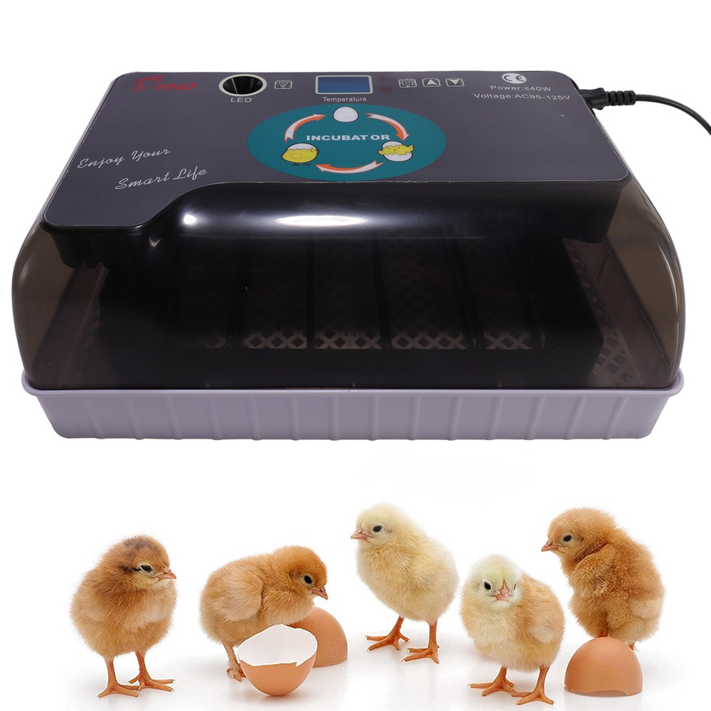 Egg Incubator Automatic Chicken Quail Chick Bird Hatcher Temperature Control