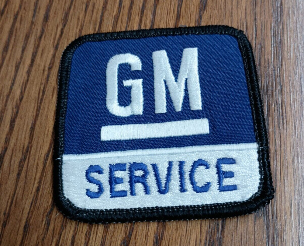 GM Service General Motors Vintage Embroidered Patch
