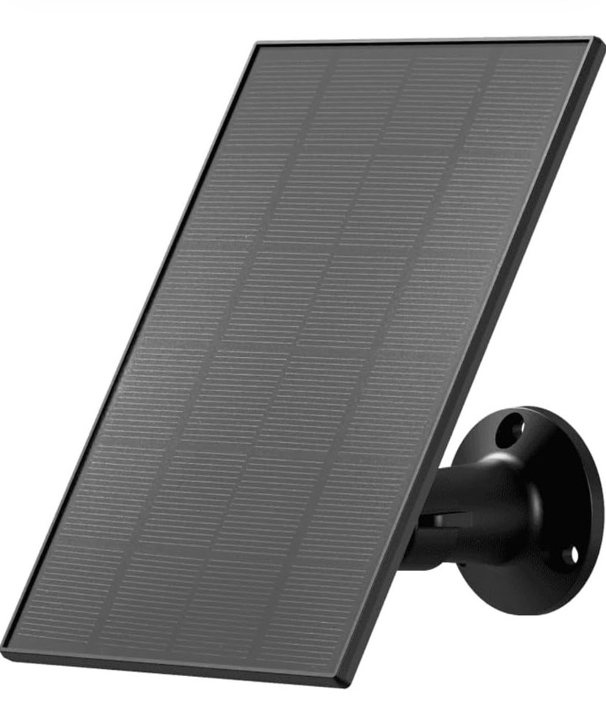 3W Solar Panel Wall Mounting Solar Charging Panel for Doorbell Security Camera