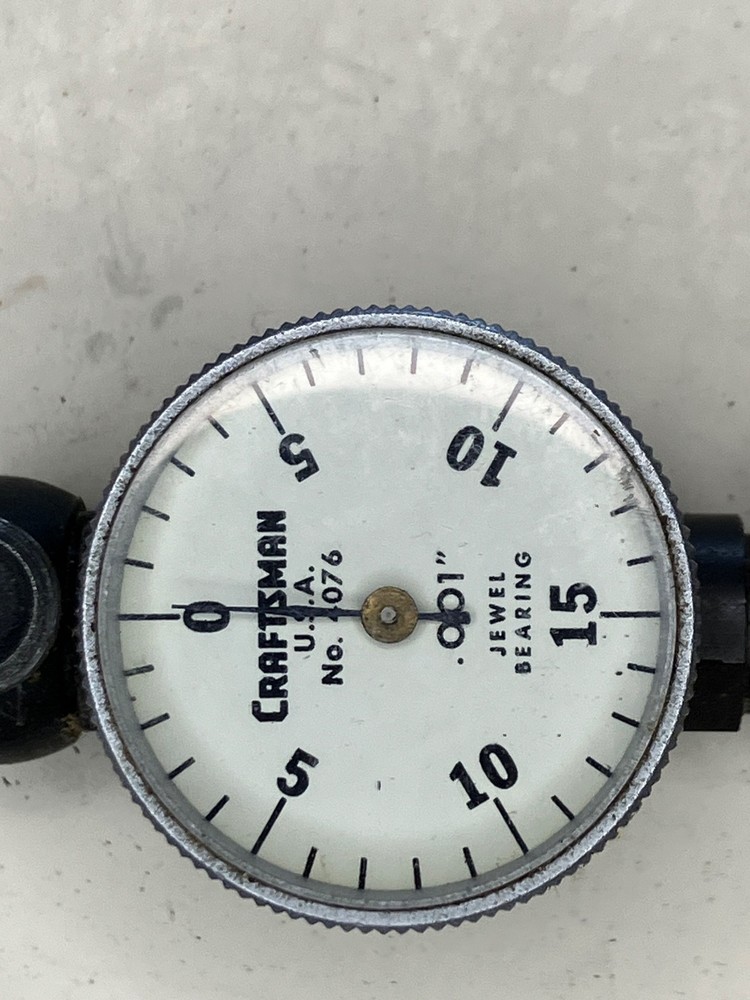 Vtg Craftsman Dial Test Indicator 9-4076 Original Case great shape