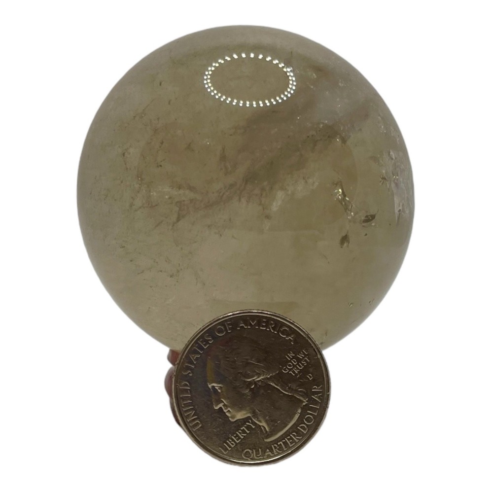 Smoky Quartz Sphere with Rainbows