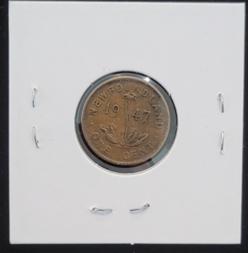 1947 Newfoundland 1 Cent Coin Canada