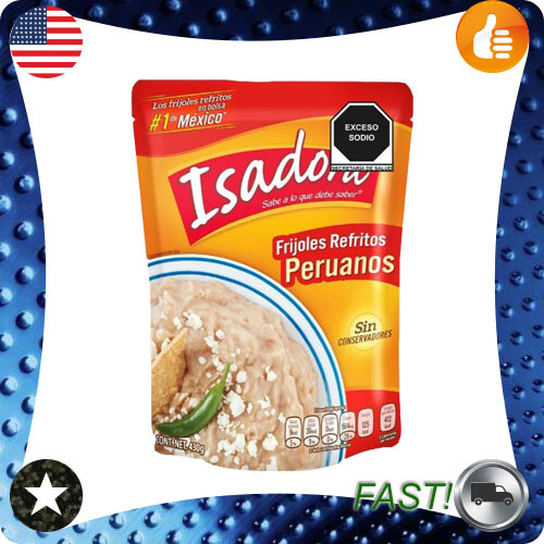 1 Pack Isadora Peruvian beans refried 430g