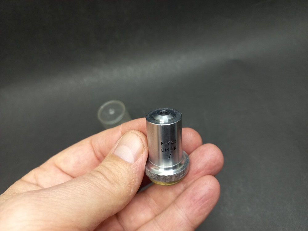 Soviet Vintage Microscope Lens LOMO 20/0,40, USSR Microscope Accessories