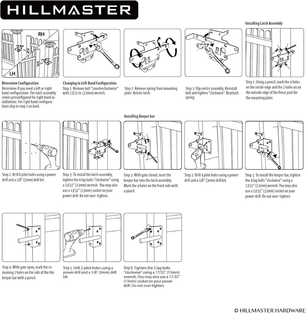 Alloy Steel Black Automatic Gate Latch for Enhanced Security & Durability