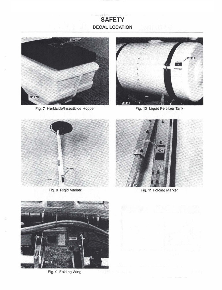 White 6100 Pull Type Planter Operators Service Instruction Manual Printed