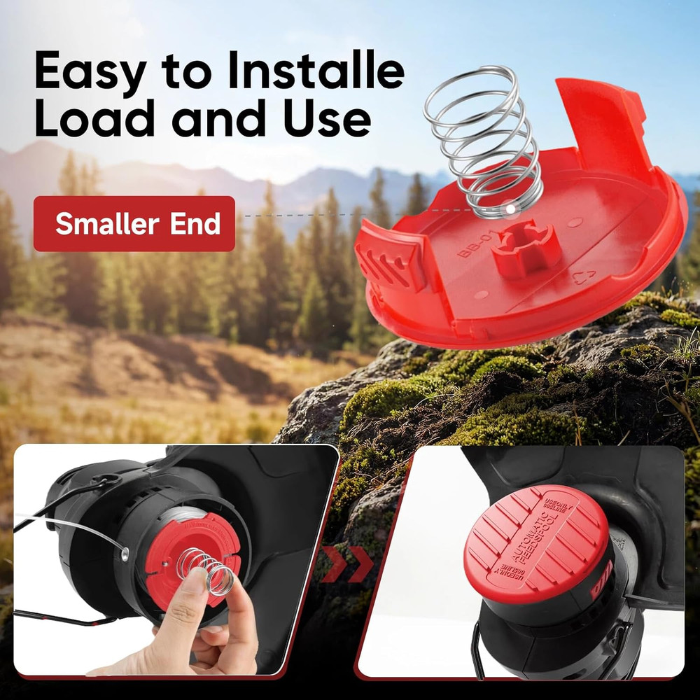 3 Pack CMZST0653 Weed Eater String Compatible with Craftsman Weed Wacker, 0.065"