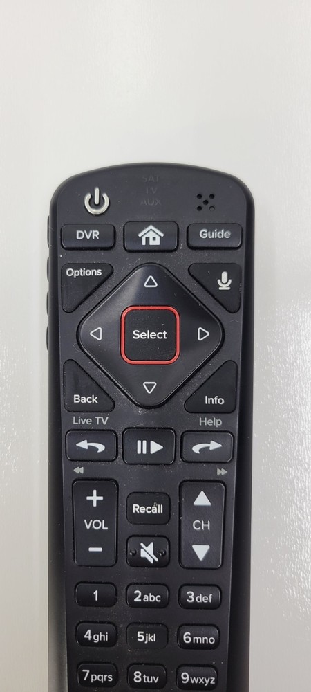 DISH Network 54.0 Digital/Analog Remote Control Black
