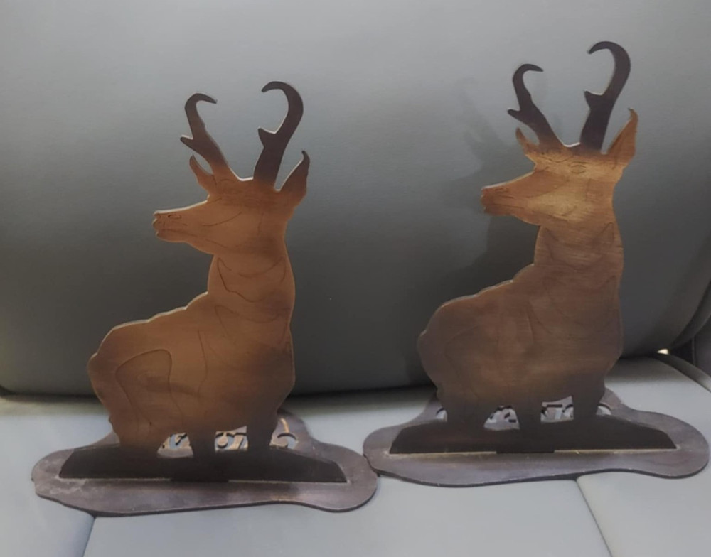 steel Colorado book ends antelope?!!!!