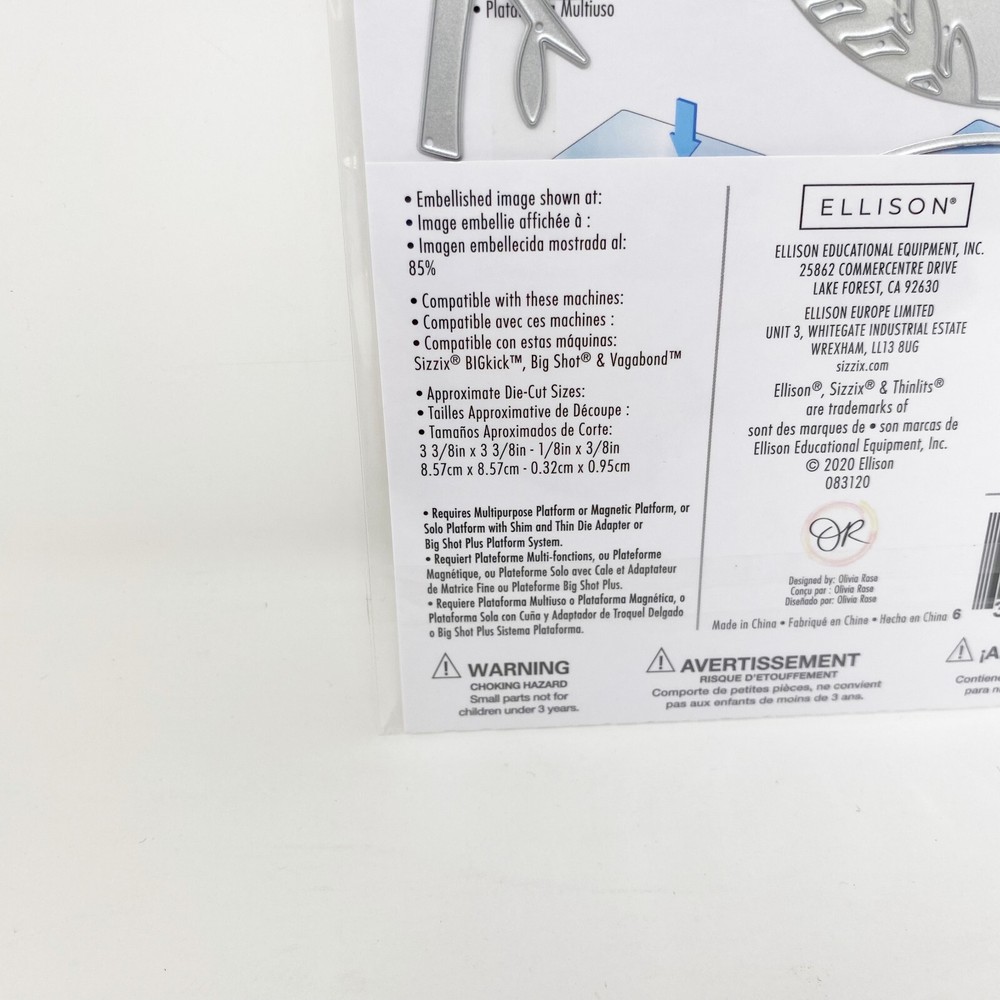 Sizzix Thinlits Spring Layered Scene Cutting Dies by Olivia Rose 665092 NEW