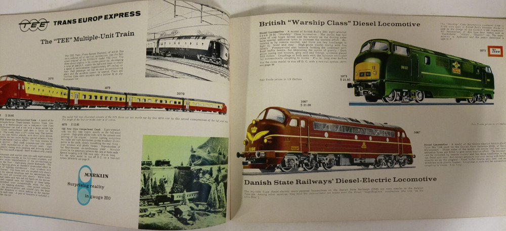 Vintage Marklin 1967/68 Catalog