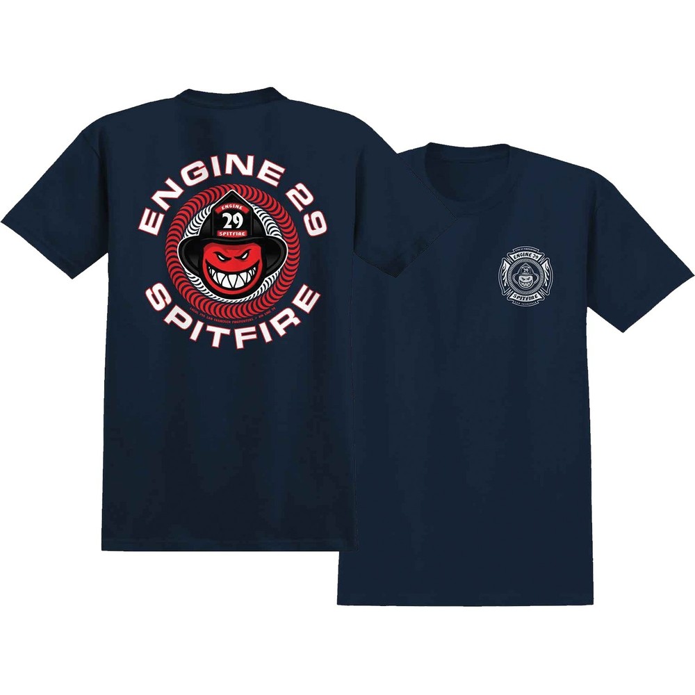 Spitfire Wheels Engine 29 Men's Short Sleeve T-Shirt - Small