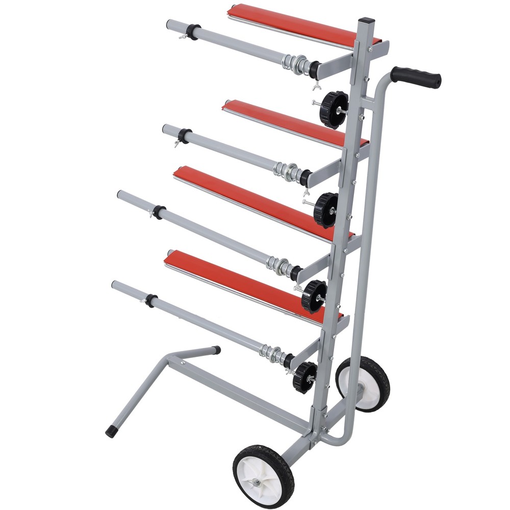 Global Mobile Tree Style Masking Paper Machine Station Stand Hold Multiple Rolls