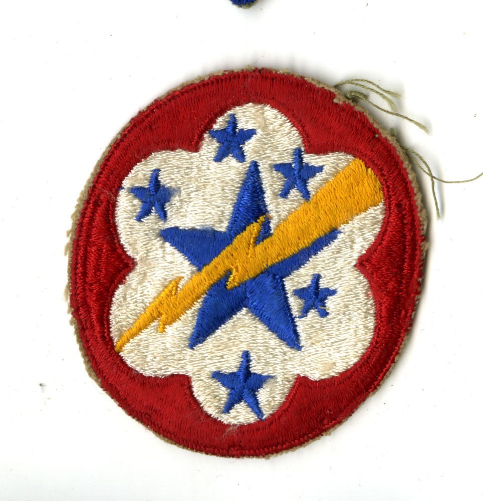 Western Pacific Forces White Back Patch WWII Original
