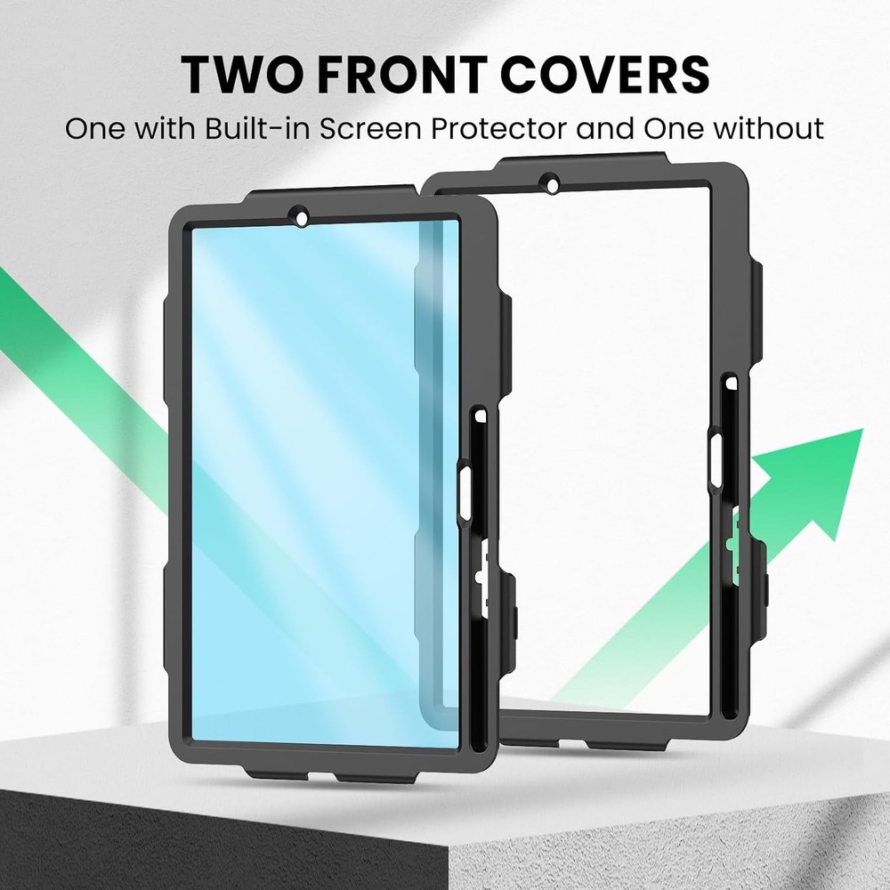 SEYMAC Samsung Galaxy Tab S11 11" Case 2025 Shockproof w/ Screen Protector Strap