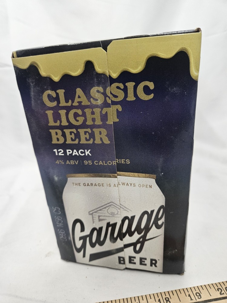 Garage Beer Halloween 12 Pack Beer EMPTY BOX White Classic