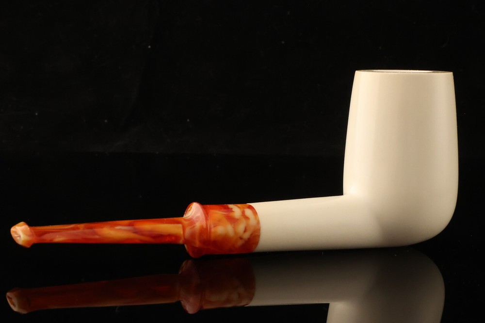 King Size Billiard Block Meerschaum Pipe with case 15068