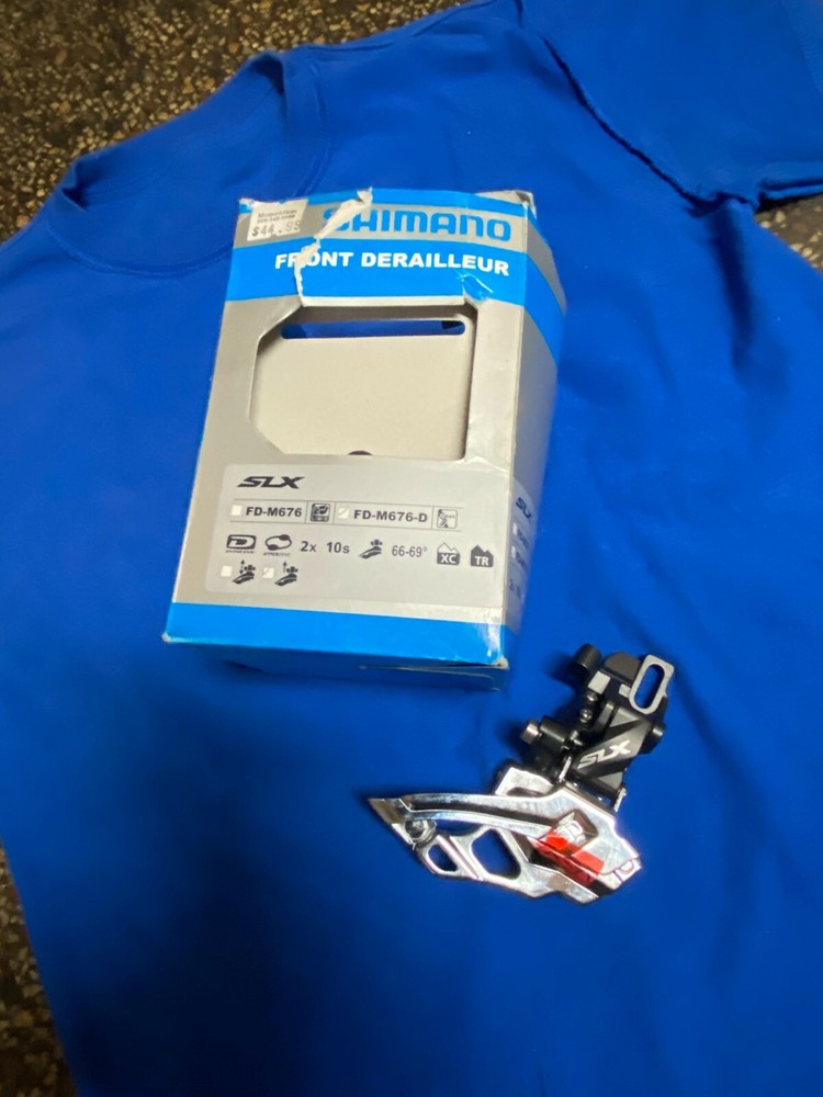 Shimano SLX FD-M676-D Front Derailleur 2 spd top pull