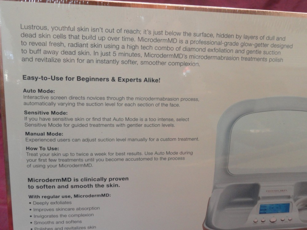 Trophy Skin TSMDD02 Microdermabrasion System - NEW