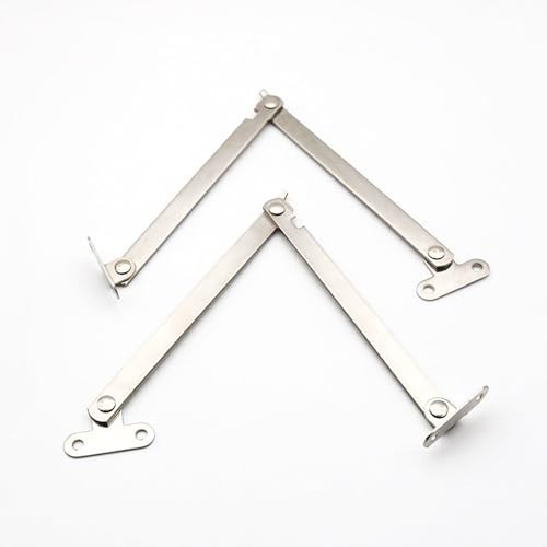 2 Pack Folding Lid Support Hinge Drop Lids Stay Replacement Bracket Rod