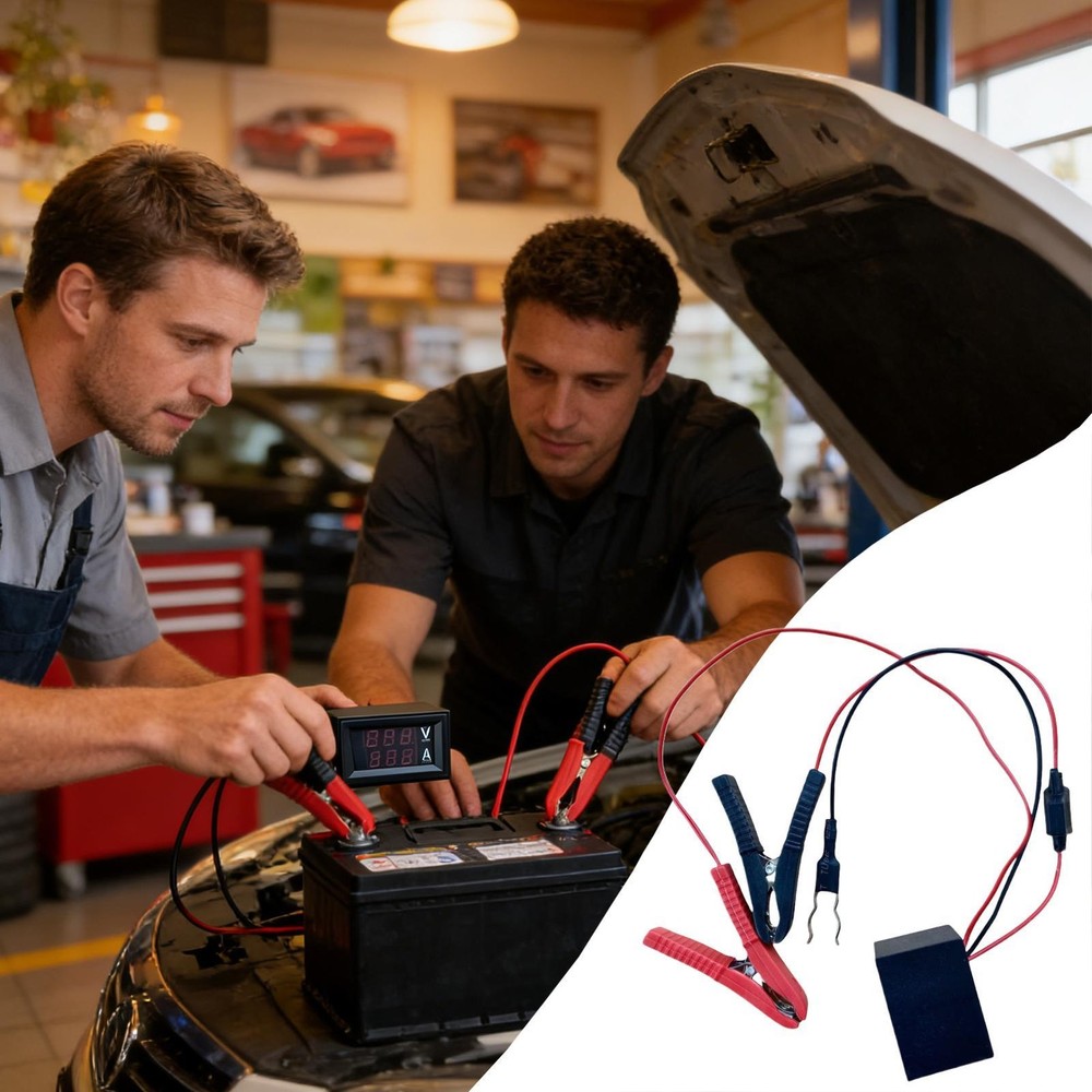 Car Battery Leakage Detection Tool With Current And Voltage Display