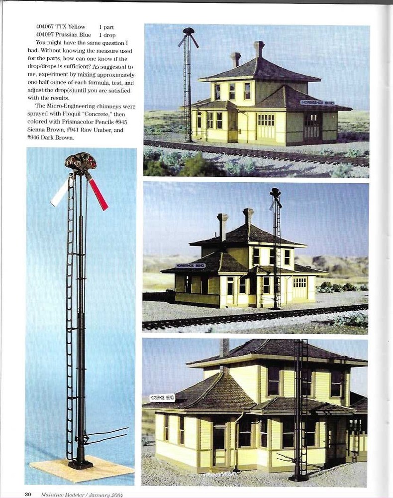 Mainline Modeler Jan 2004 N&W Horseshoe Depot Simplot KCS B-3 Soo Bevier Mine