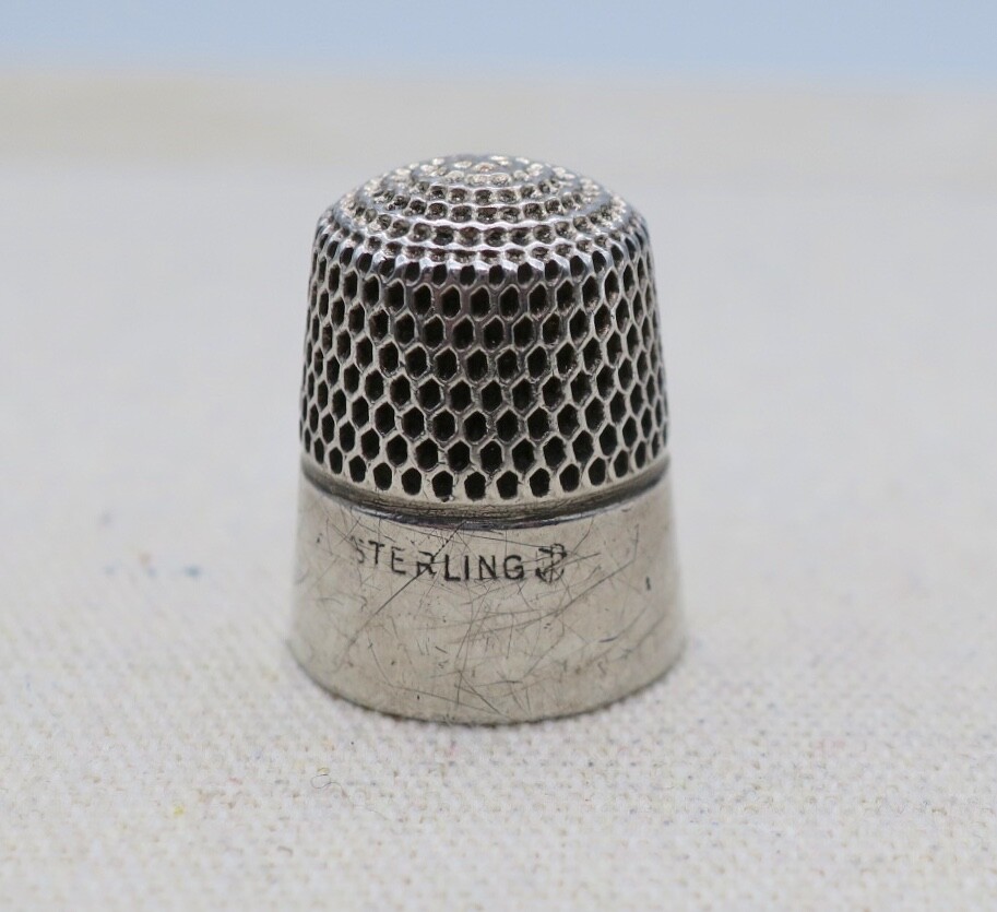 Sterling Silver ~ STERN THIMBLE ~ Vintage