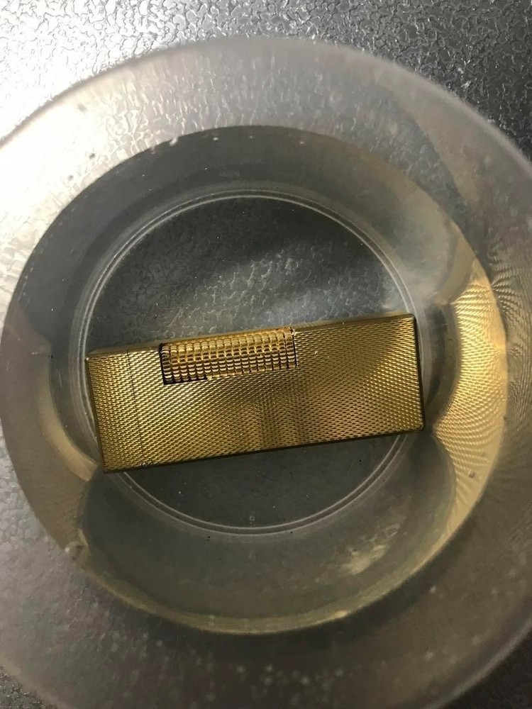 Overhauled Dunhill Rollagas lighter Gold without box