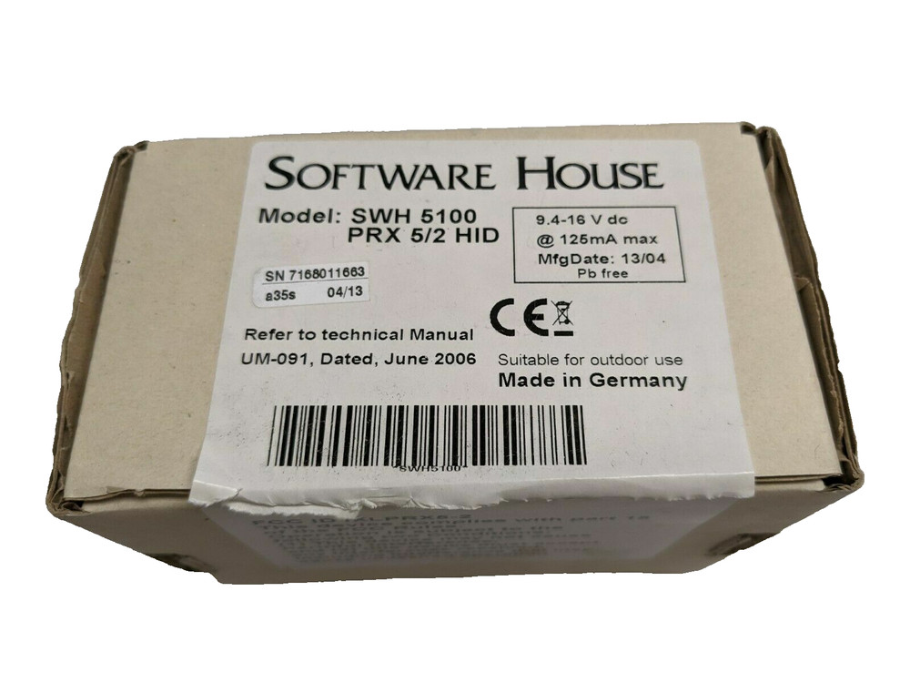 Software House SWH 5100  access control unit card reader