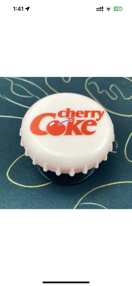 PopSockets Cherry Coke Bottle Cap Pink Coca-Cola PopSocket Pop Socket Popsocket