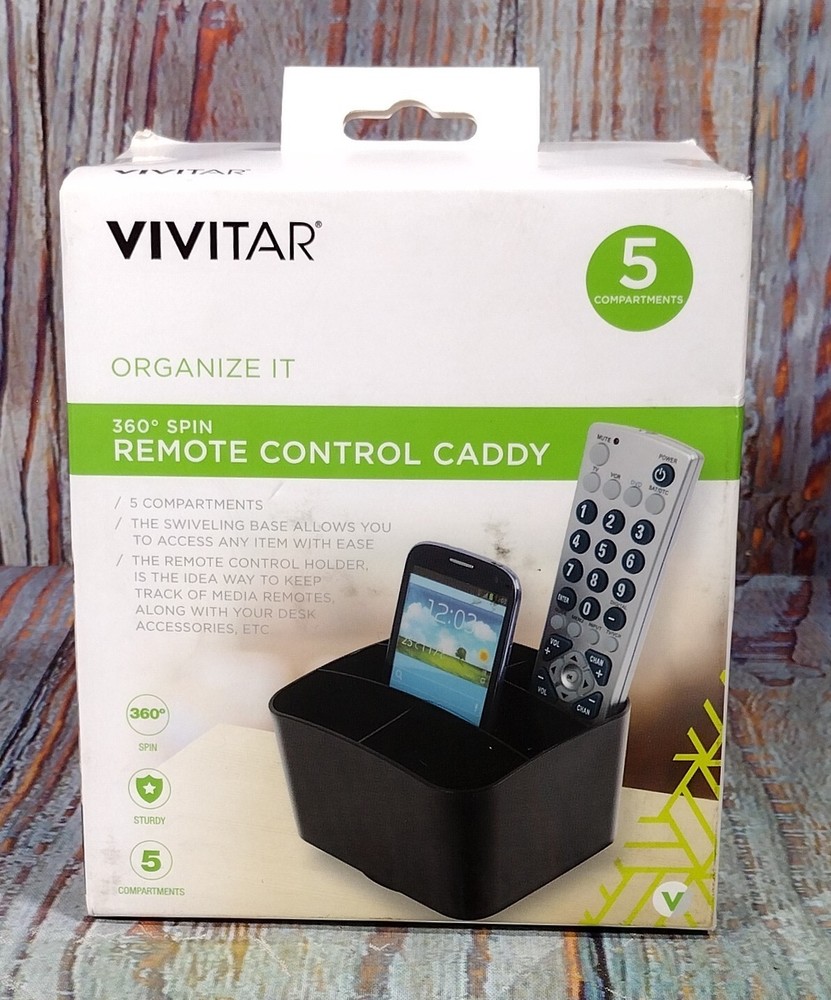 Vivitar 360° Spin Remote Control Caddy Organizer