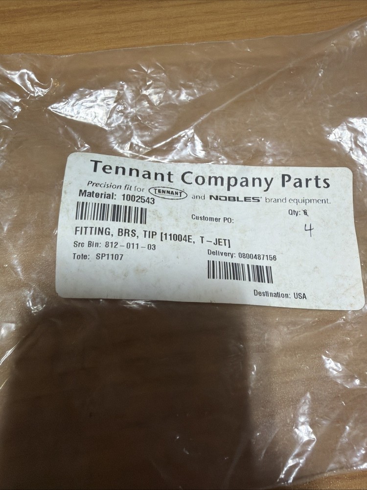 Four/4/ Tennant 1002543 - Brass Tip, Fitting