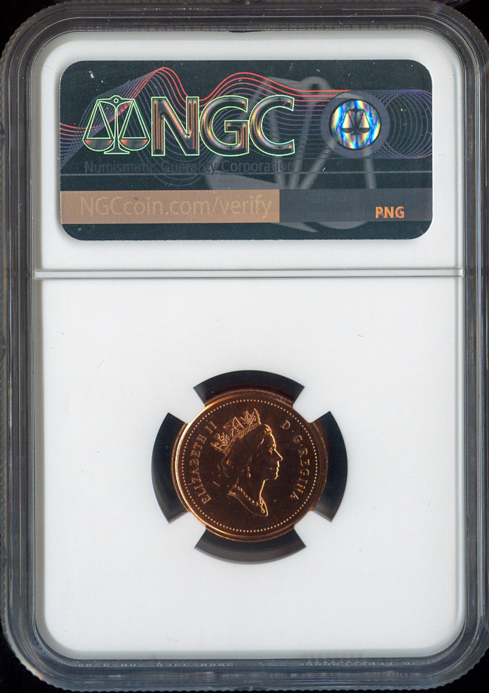 2000 Canada Small Cent 1C NGC MS67 RD - Quality