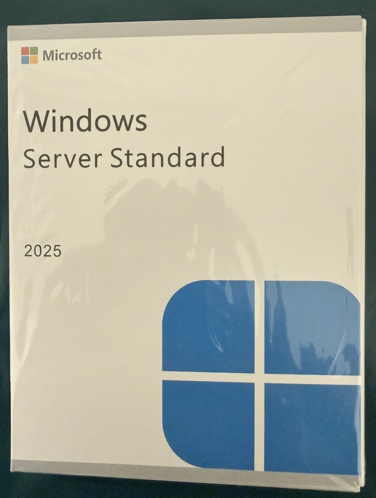 Microsoft Windows Server 2025 Standard 24 Core USB Installation &  License  Key