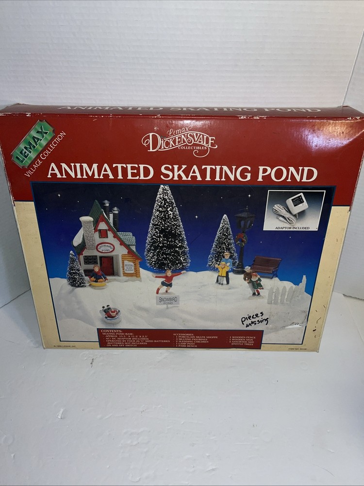 LEMAX ANIMATED SKATING POND REPLACEMENT POND