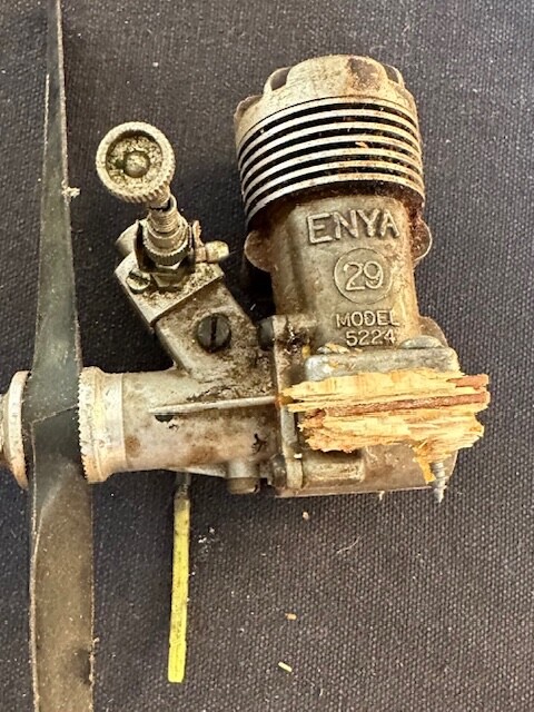 Antique Classic Model Airplane Enya Engine