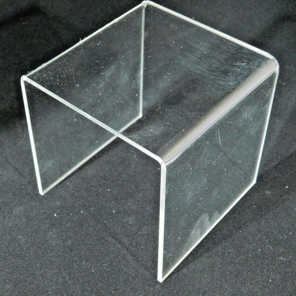 Display Stand Riser Type Large Tall Size Clear Lucite