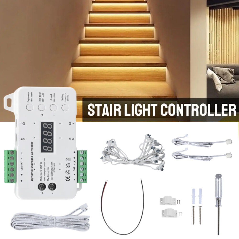 Motion sensor stair light Automatic Stairway ladder controller light Step system