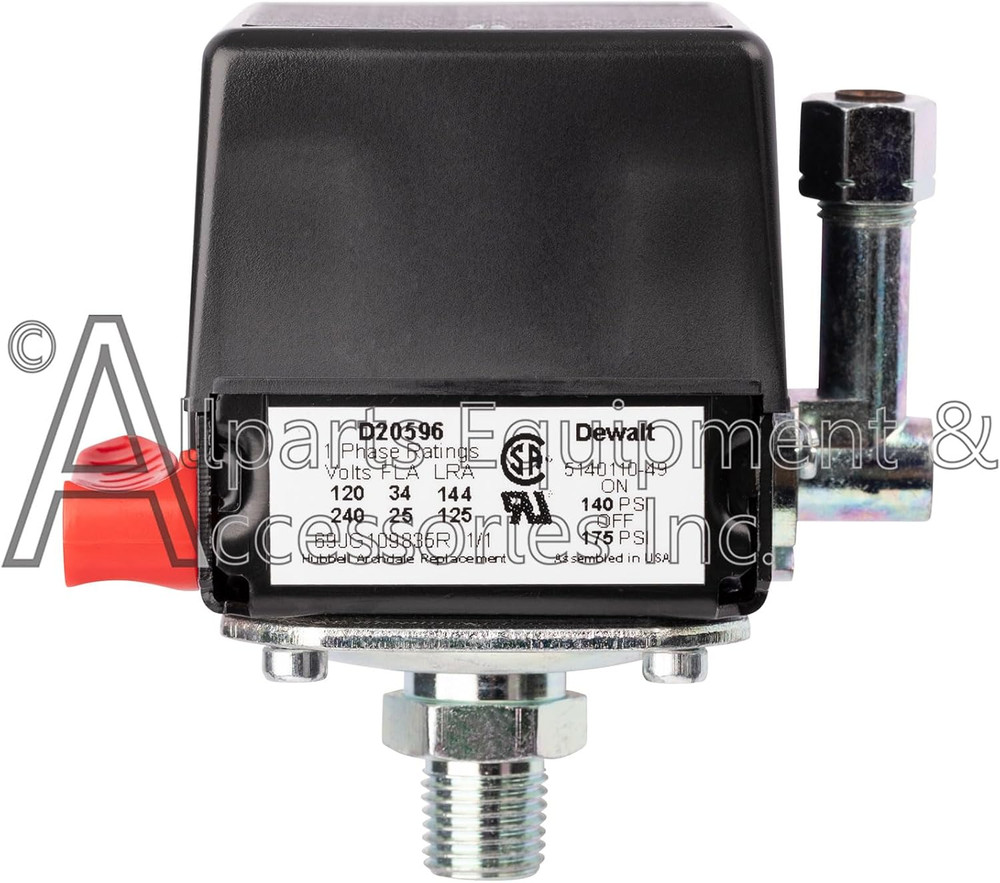 D20596 Pressure Switch Replacement for Craftsman Air Compressor 145/175 C