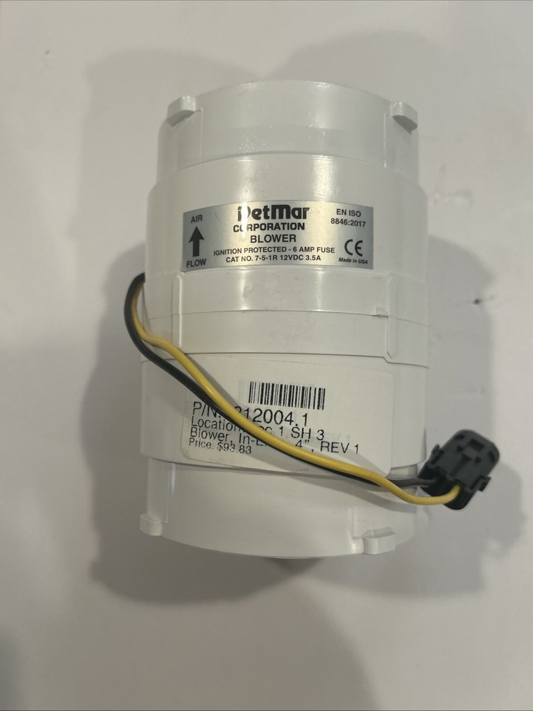 Rev 1  4” In-Line Blower