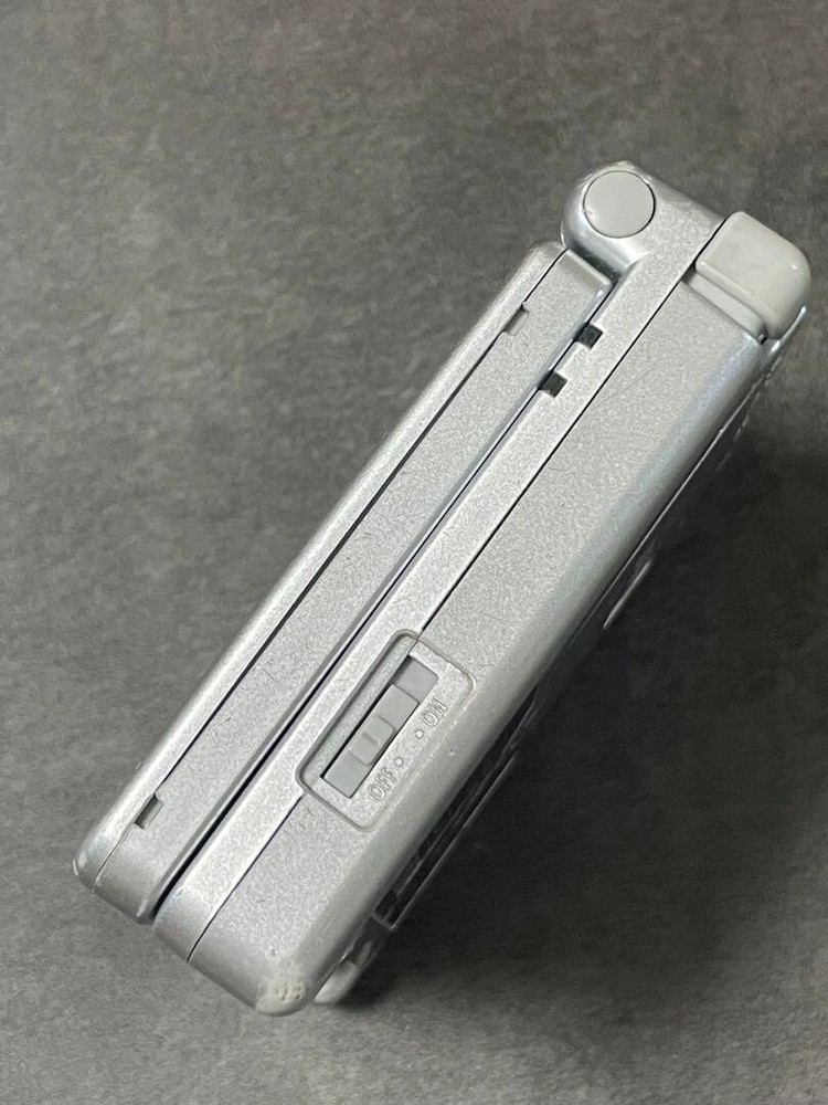 Gameboy Advanced SP Silver Nintendo Game console Portable Handheld system Rare