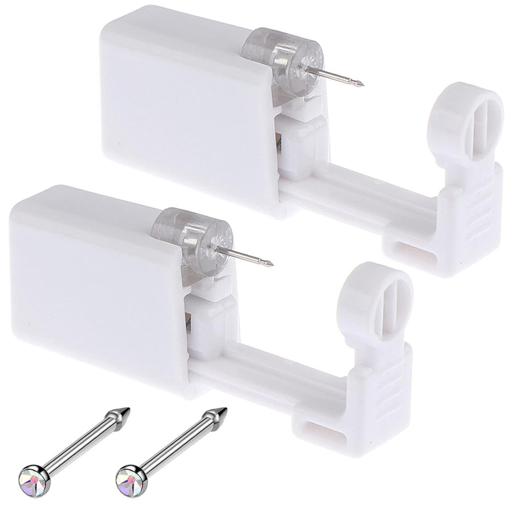 Nose Piercing Gun Kit Disposable Self Nose Piercing Tool with Studs