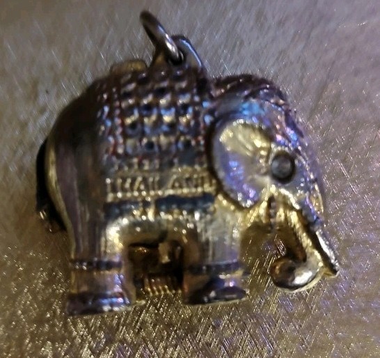 Vintage Elephant trinket, pendant