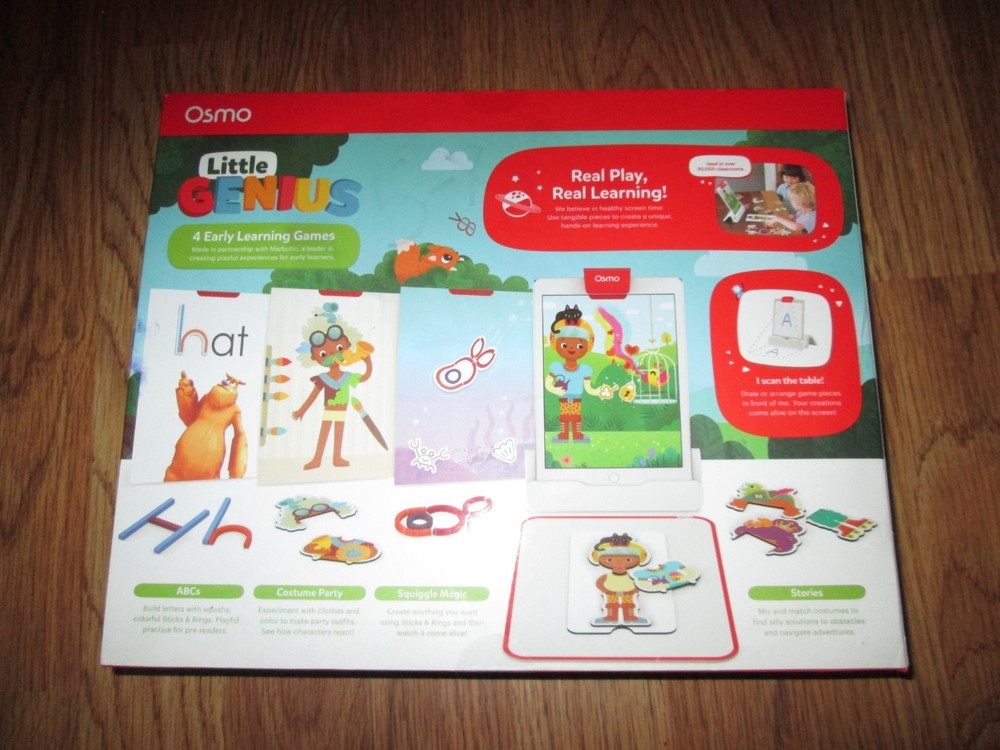 Osmo Little Genius Starter Kit For iPad Or Tablet Interactive Learning NEW
