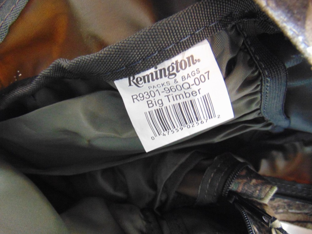 Remington Real Tree Camo Backpack Hunting