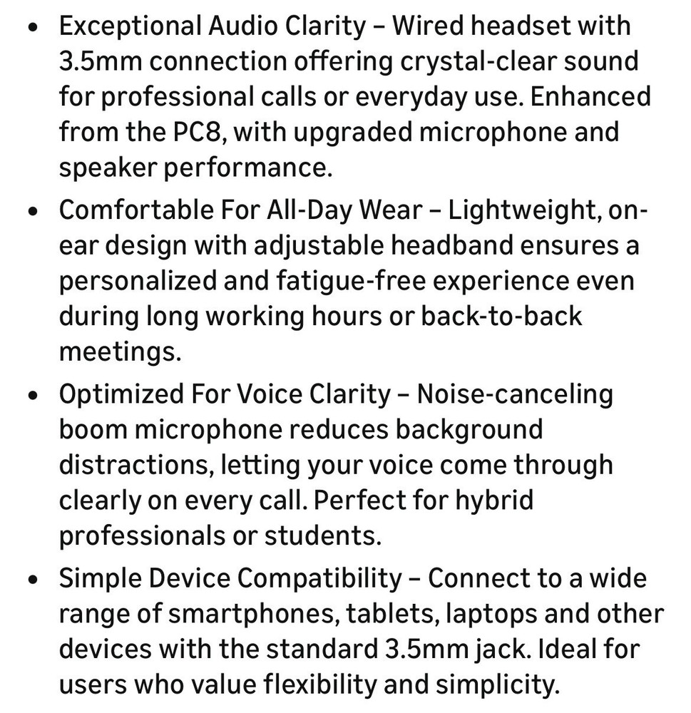 EPOS C1 Professional Headset with 3.5mm plug