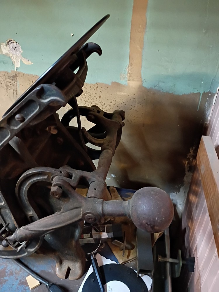 letterpress press 6x9 chase Daughaday improved model 2 printing press