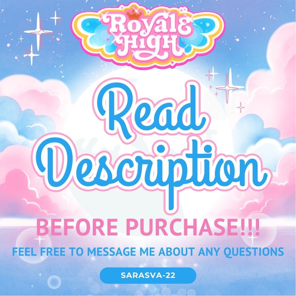 💎✨ROYALE HIGH ITEMS✨💎 || INVENTORY SALE!! - CHEAP & FAST!! (read description)