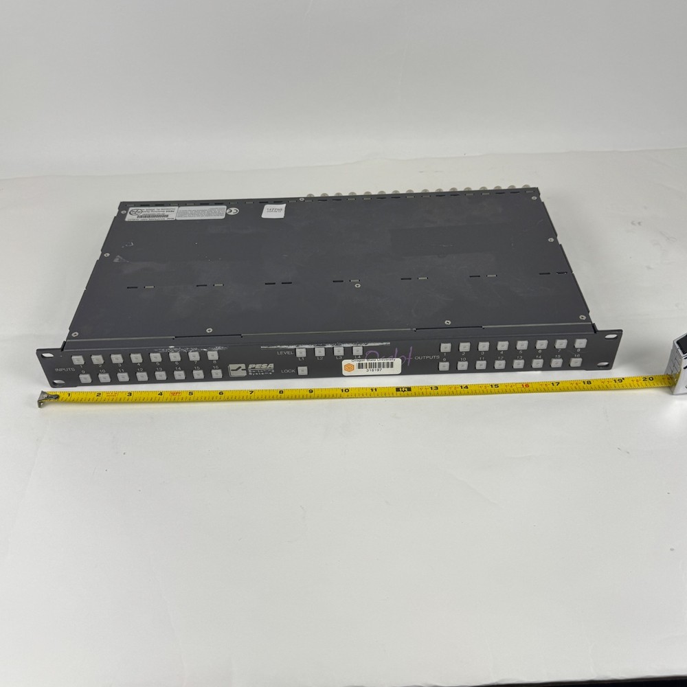 PESA Switching Systems OCELOT Mainframe Assembly Broadcast Router – Untested