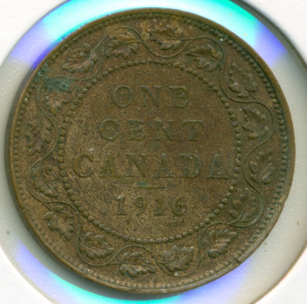 1916 CANADA LARGE CENT, EXTRA FINE, GREAT PRICE!